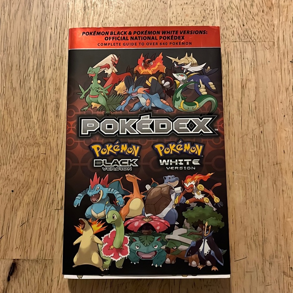 Pokemon Black & Pokemon White Versions Official National Pokedex